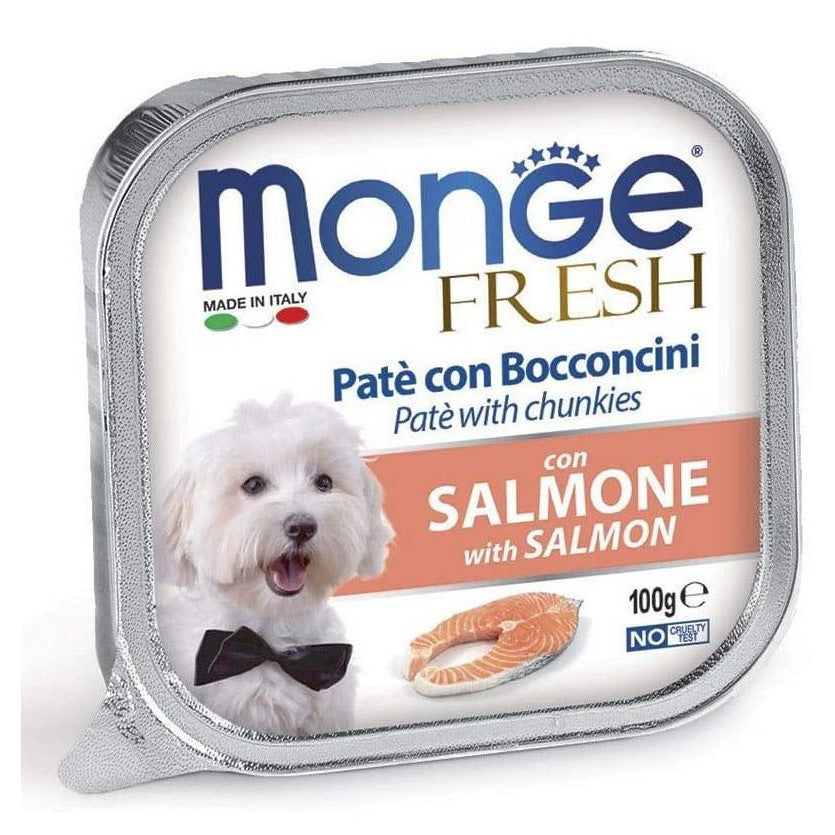 Monge Fresh Salmone 100gr Alimento umido per Cani