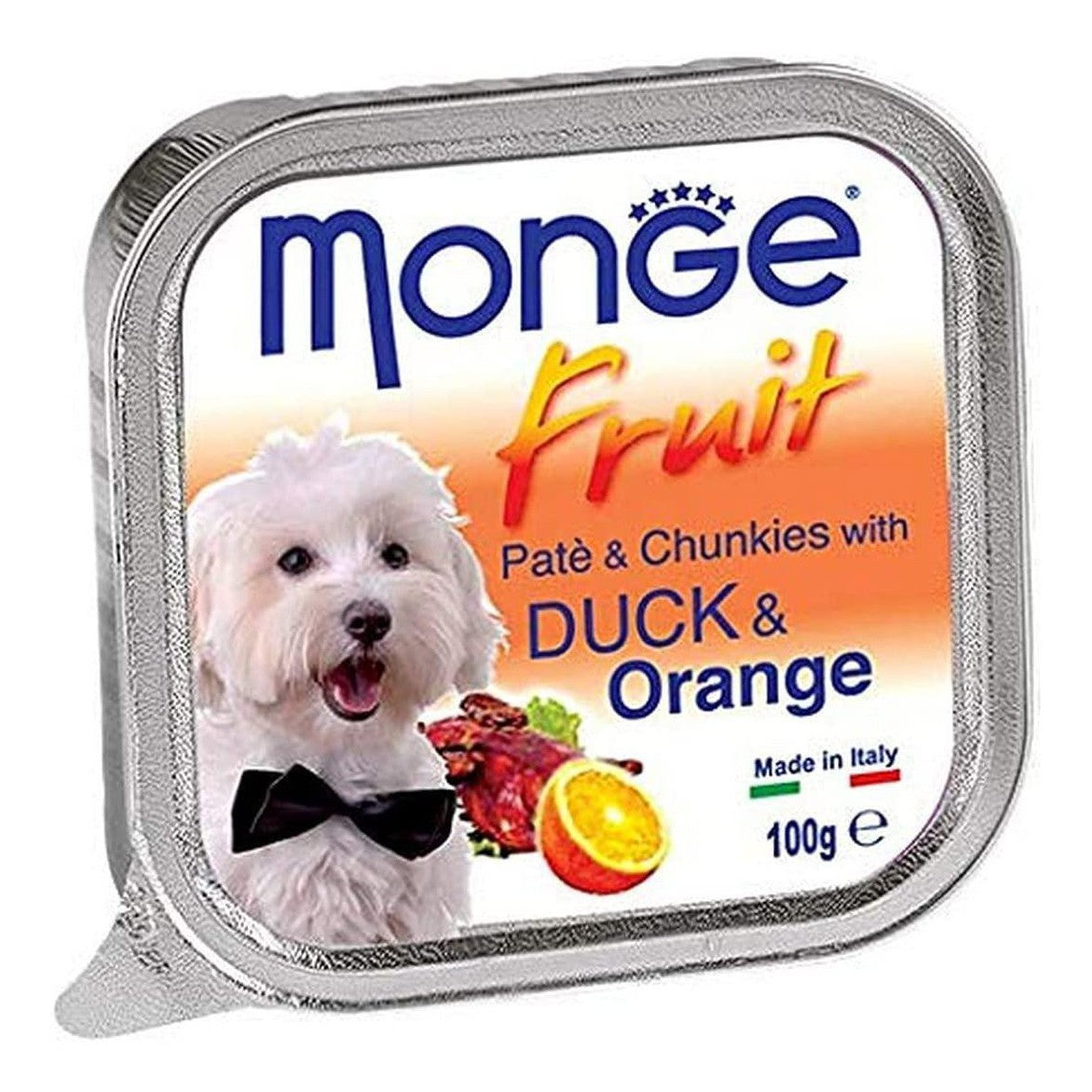 Monge Fruit Anatra e Arancia 100gr Alimento umido per Cani