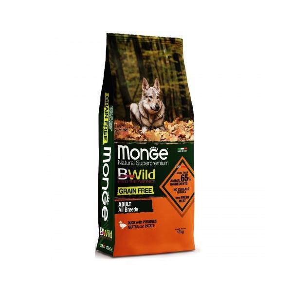 Monge Grain Free all Breeds Anatra e Patate 2.5 Kg