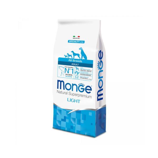 Monge Natural Superpremium Light Salmone e Riso 2,5kg