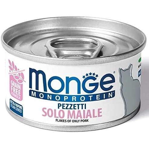 Monge Monoprotein Maiale 80gr Alimento umido per Gatti