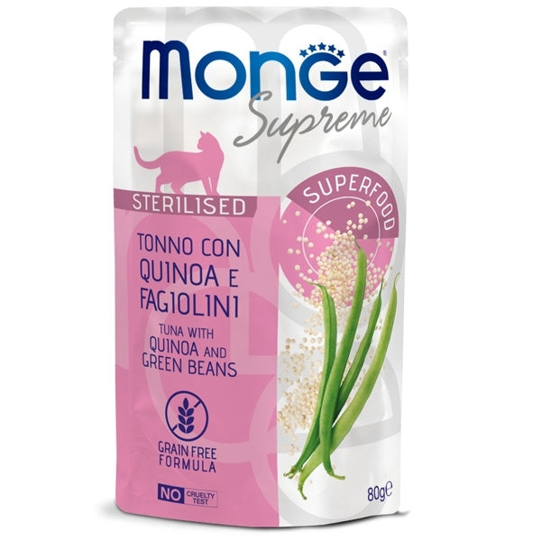 Monge Supreme - Tonno, Quinoa e Fagiolini 80gr