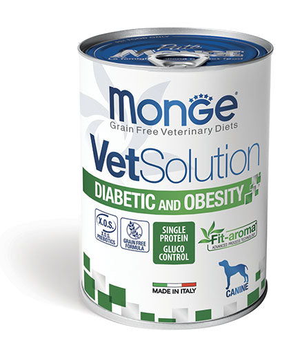 Monge VetSolution Diabetic and Obesity Umido Cane 400 Gr