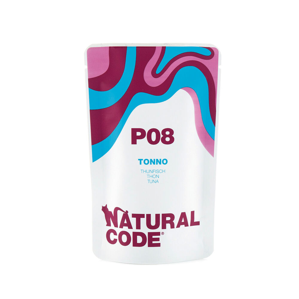 Natural Code P08 Tonno Umido Gatto 70 Gr