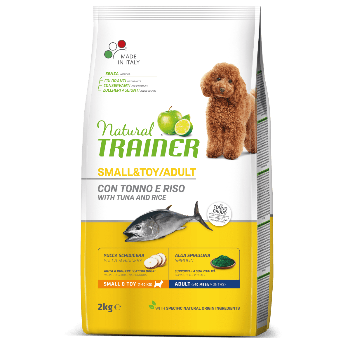 Natural Trainer Adult Mini con tonno Riso 2 Kg