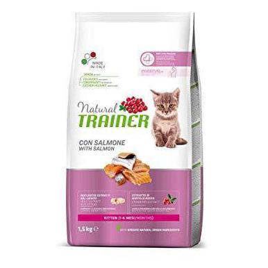 Natural Trainer per gatti Kitten Salmone 1,5 kg