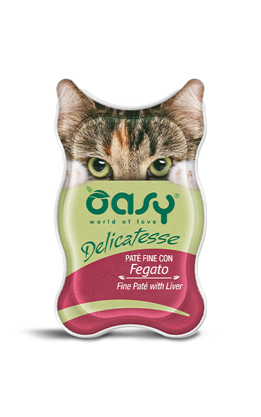 Oasy Delicatesse Patè Fegato Umido Gatto 85 Gr