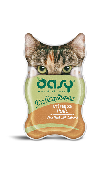 Oasy Delicatesse Paté Pollo Umido Gatto 85 Gr