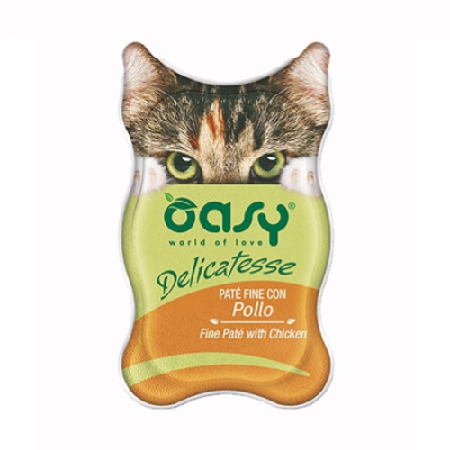 Oasy Delicatesse Paté Pollo Umido Gatto 85 Gr