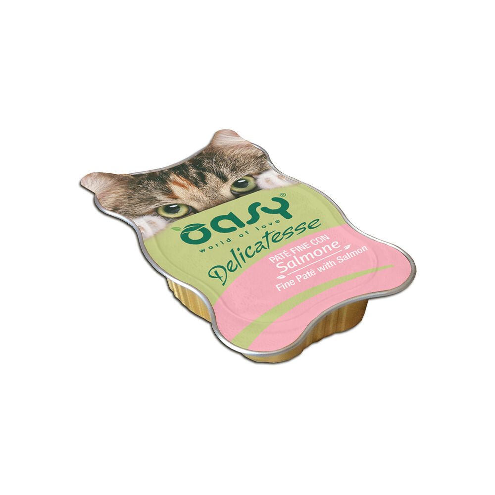 Oasy Delicatesse Patè Salmone Umido Gatto 85 Gr