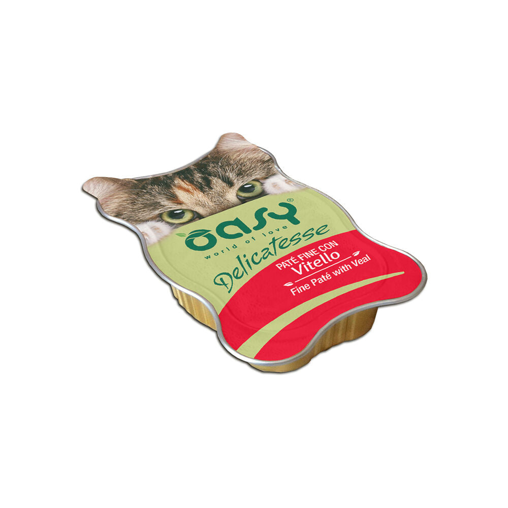 Oasy Delicatesse Patè Vitello Umido Gatto 85 Gr