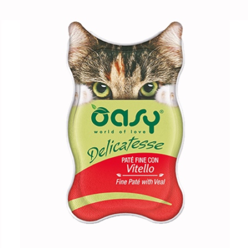 Oasy Delicatesse Patè Vitello Umido Gatto 85 Gr