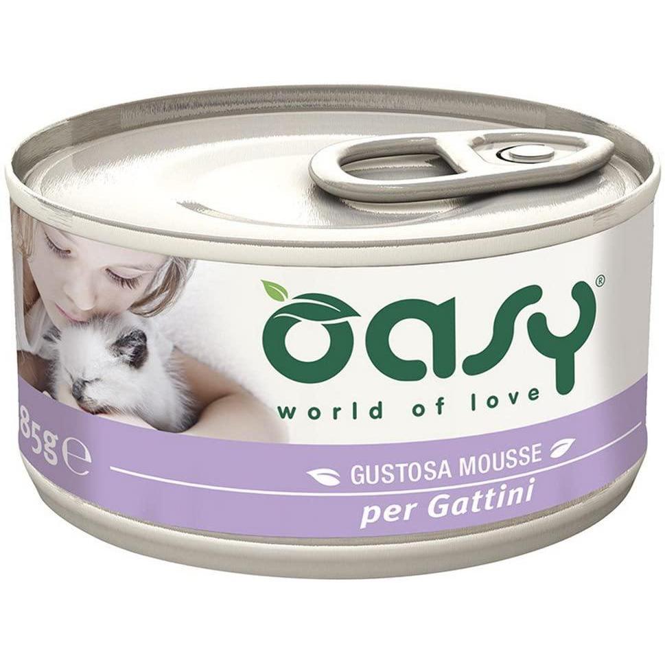 Oasy Cat Mousse Per Gattini, Gr 85 1 lattina