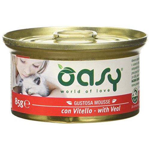 Oasy Gustosa Mousse Vitello Umido Gatto 85 Gr