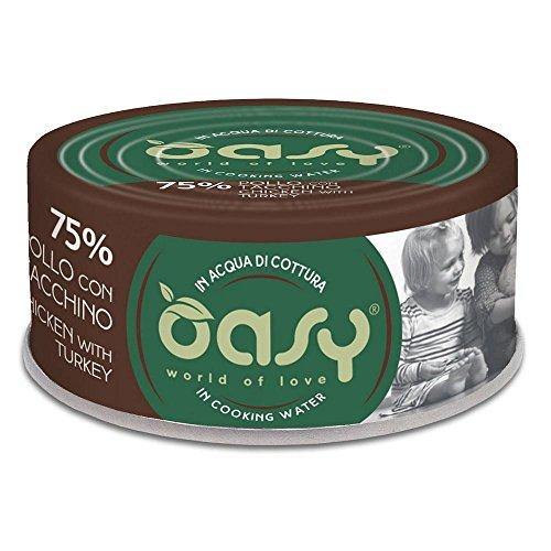 Oasy More Love Pollo con Tacchino Umido Gatto 70 Gr