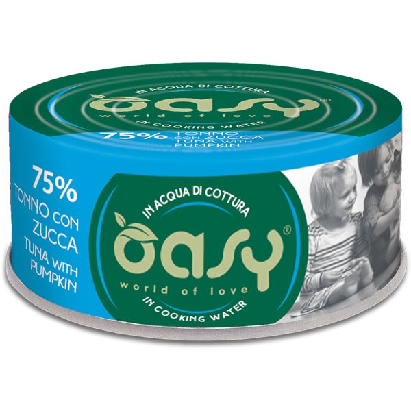 Oasy More Love Tonno con Zucca Umido Gatto 70 Gr