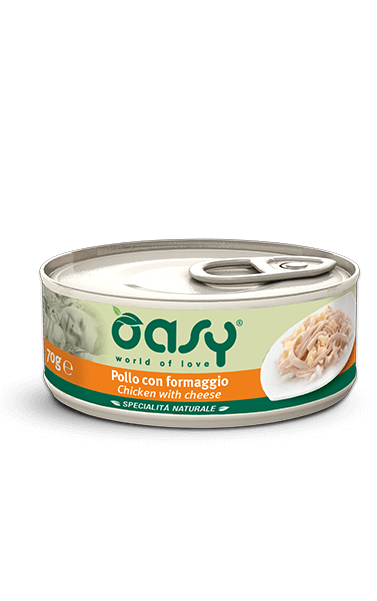 Oasy Specialità Naturale Pollo con Formaggio 70gr