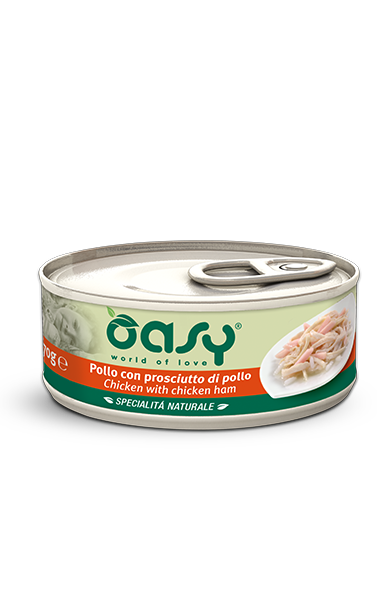 Oasy Specialità Naturale Pollo con Prosciutto 70gr