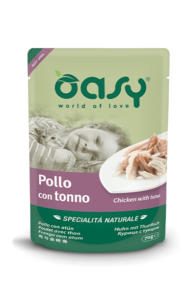 Oasy Specialità Naturale Pollo con Tonno 70gr