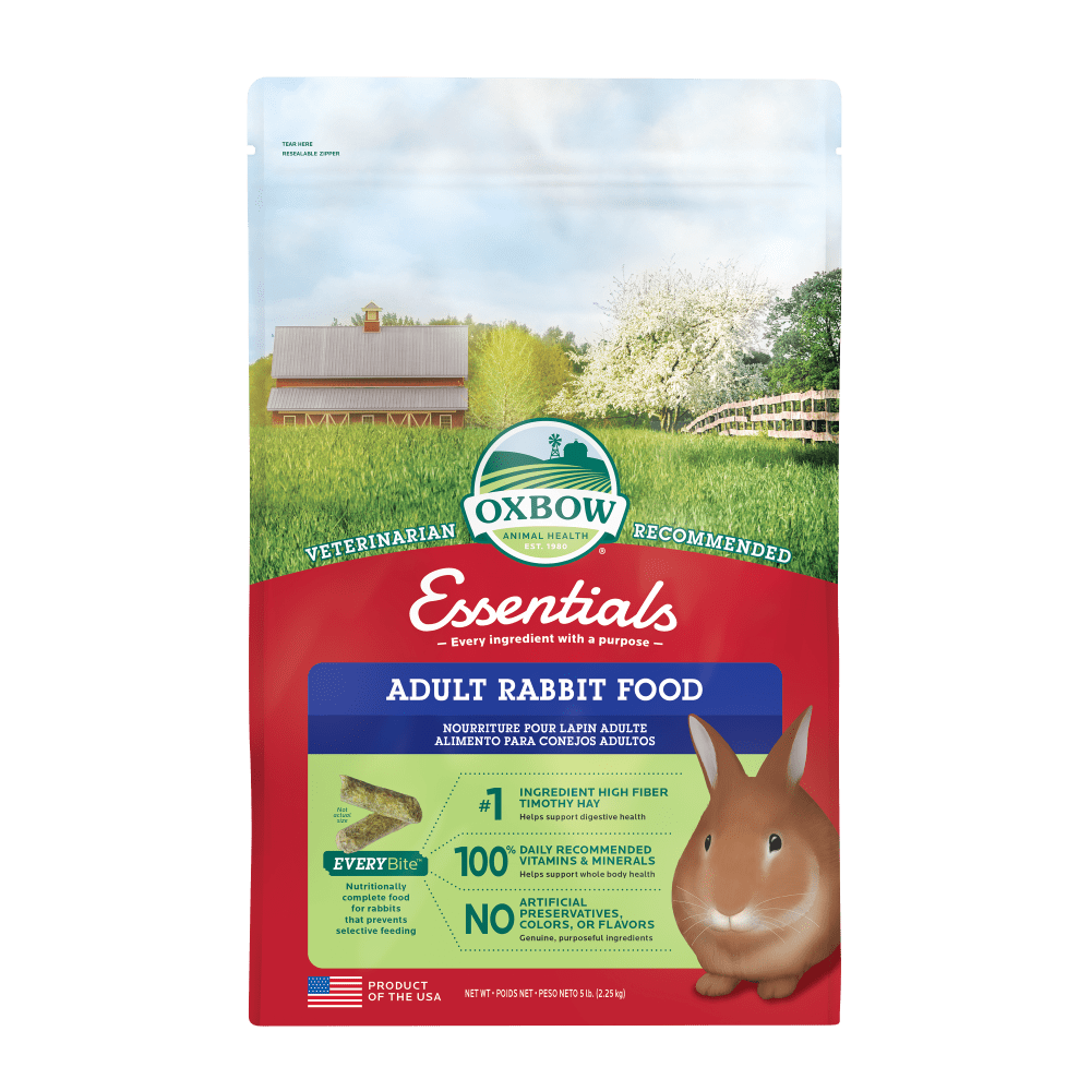 Oxbow Adult Rabbit Food 2,27 Kg Alimento per Conigli