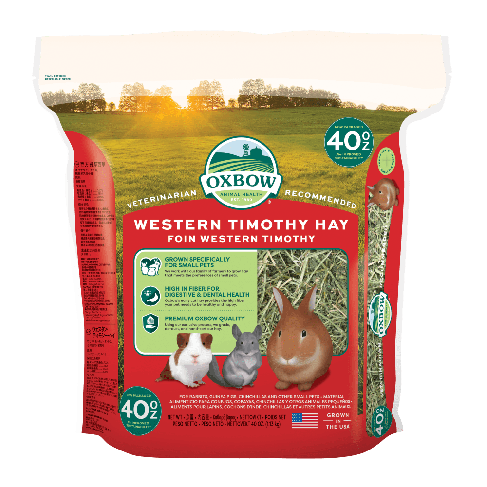 Oxbow Fieno di Fleolo Western Timothy Hay 1,13 Kg Per Conigli Cavie e Chinchillà