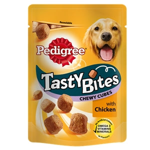Pedigree - Tasty Bites Chewy Cubes con Pollo e Anatra 140 gr