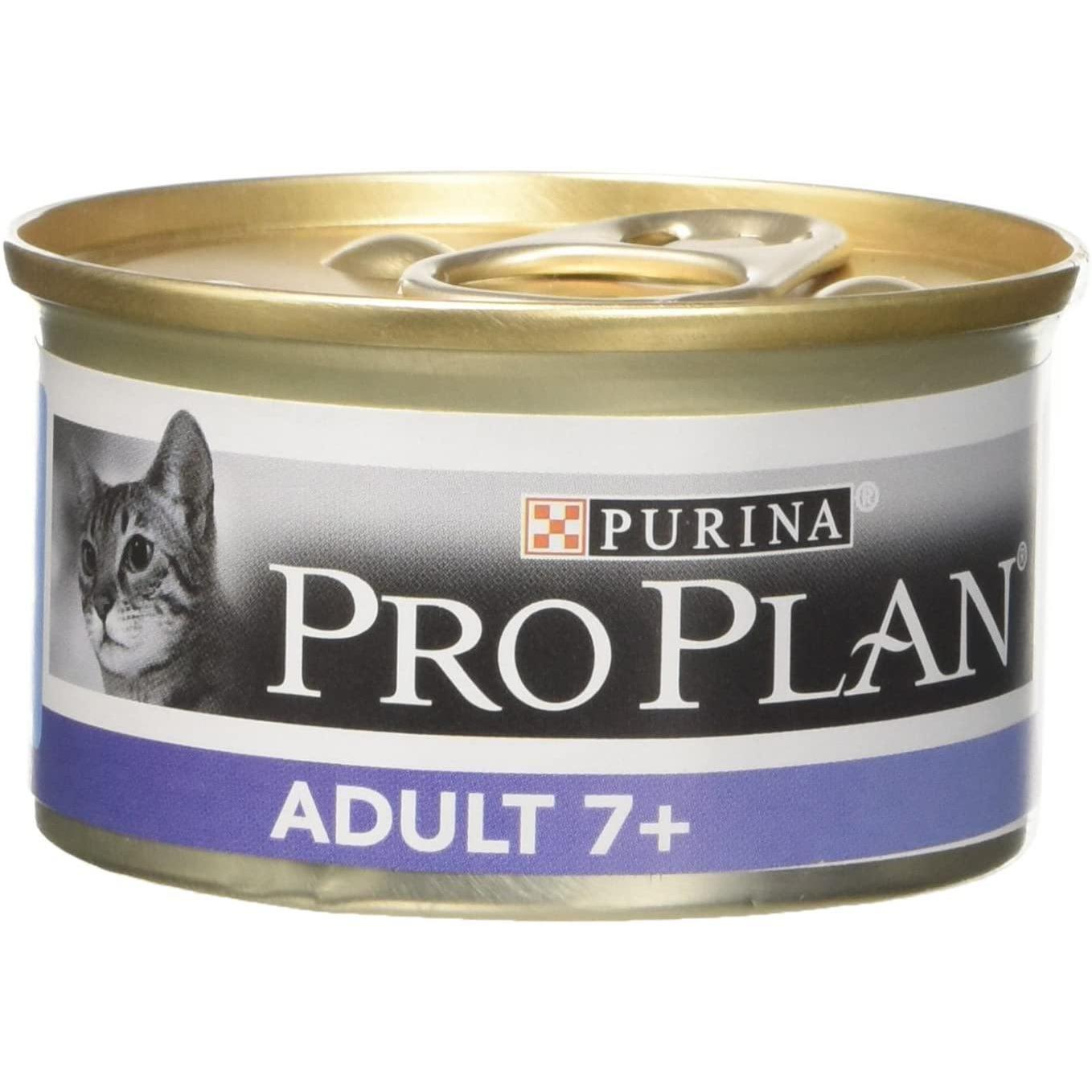Purina Pro Plan Adult 7+ Tonno 85gr Alimento umido per Gatti