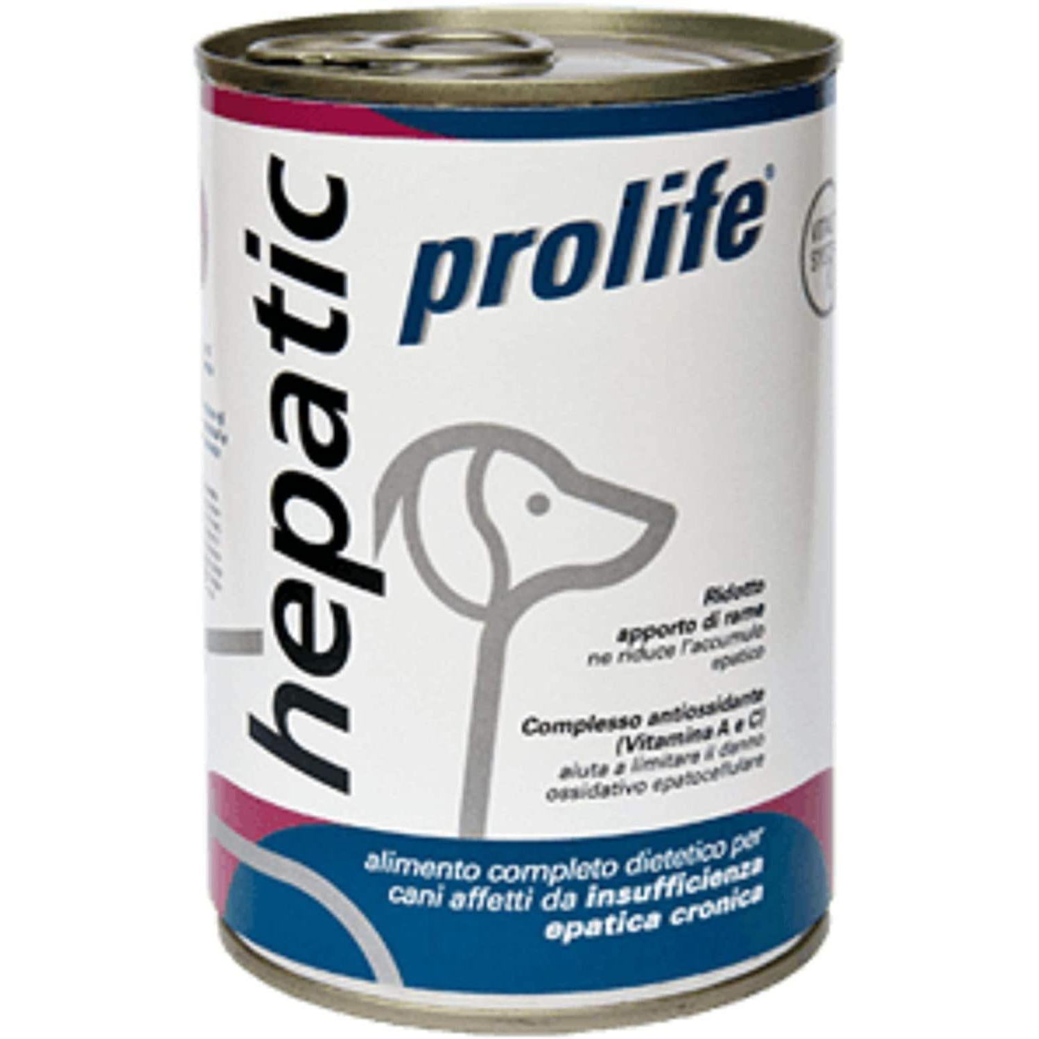 Prolife Diet Hepatic 400gr Alimento umido per Cani
