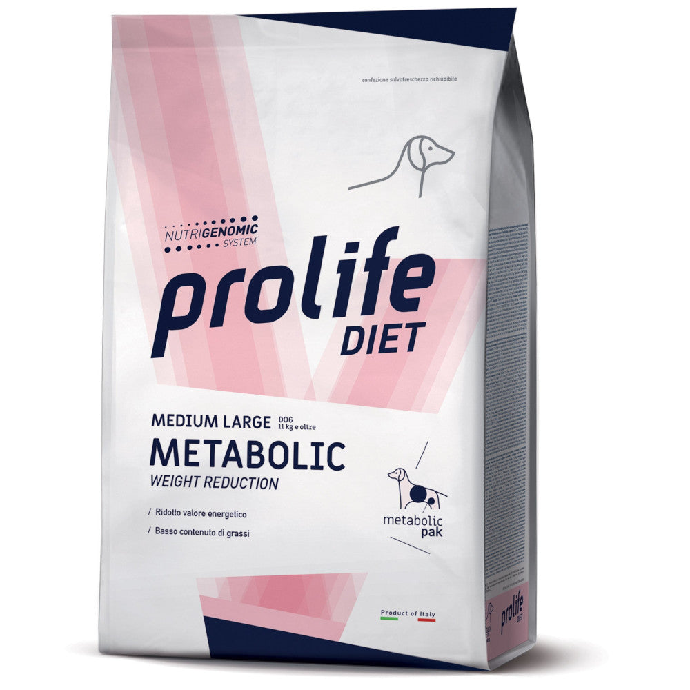 Prolife Diet Metabolic Weight Reduction 2kg - Cibo per Cani