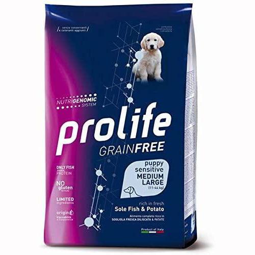 Prolife Puppy Grain Free Medium/Large Sogliola&Patate 10 kg