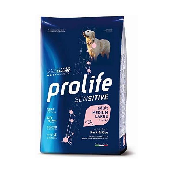 Prolife Adult Medium Large Maiale Riso 10 kg