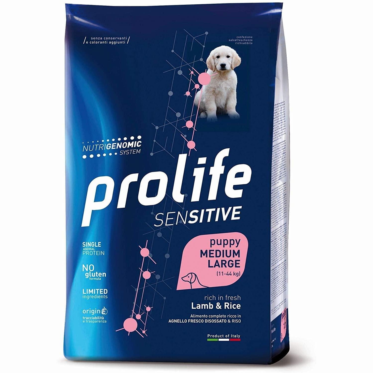 Prolife Puppy Medium/Large Agnello&Riso 2,5kg