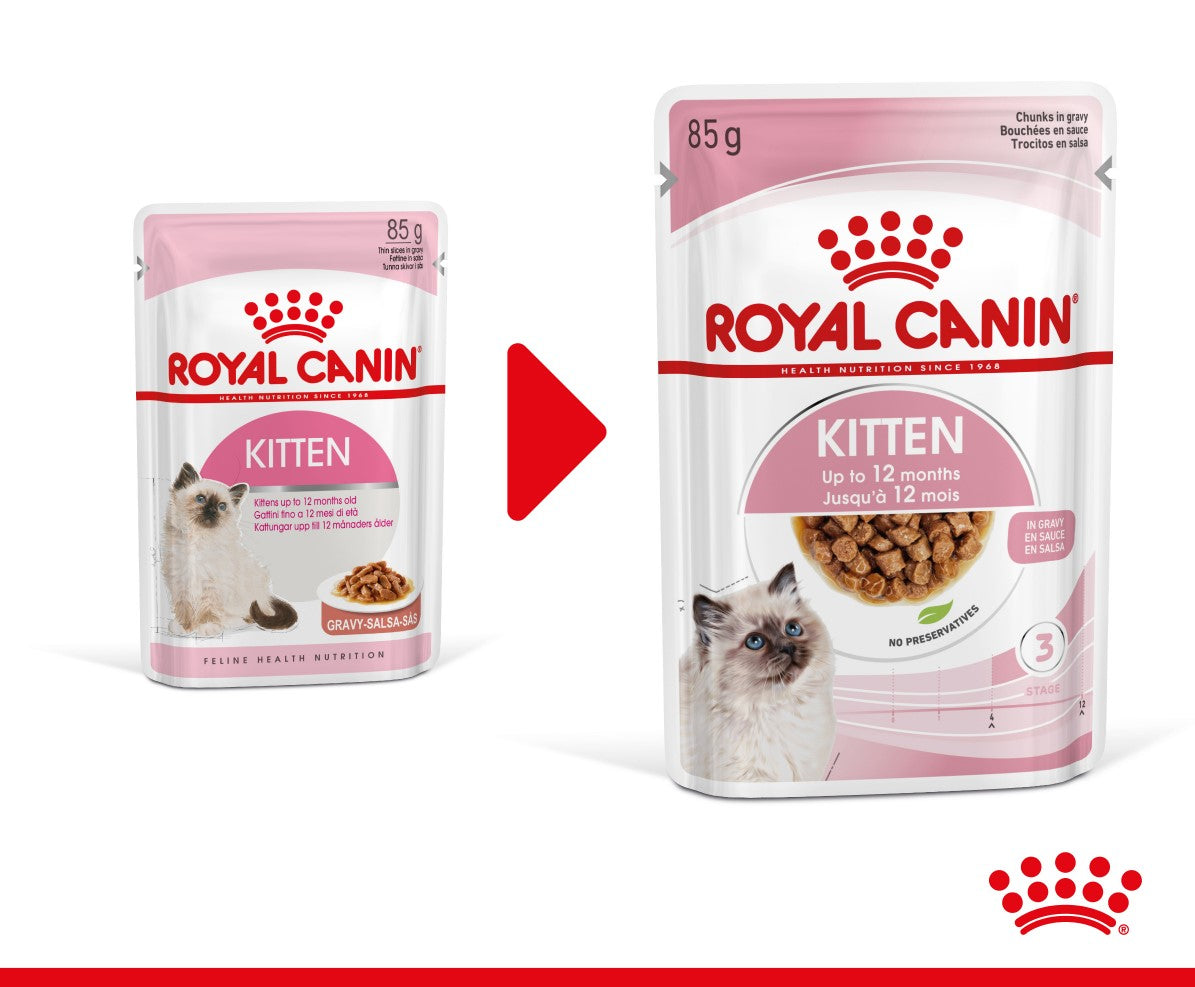 Royal Canin Kitten Instinctive in Salsa 12x85gr