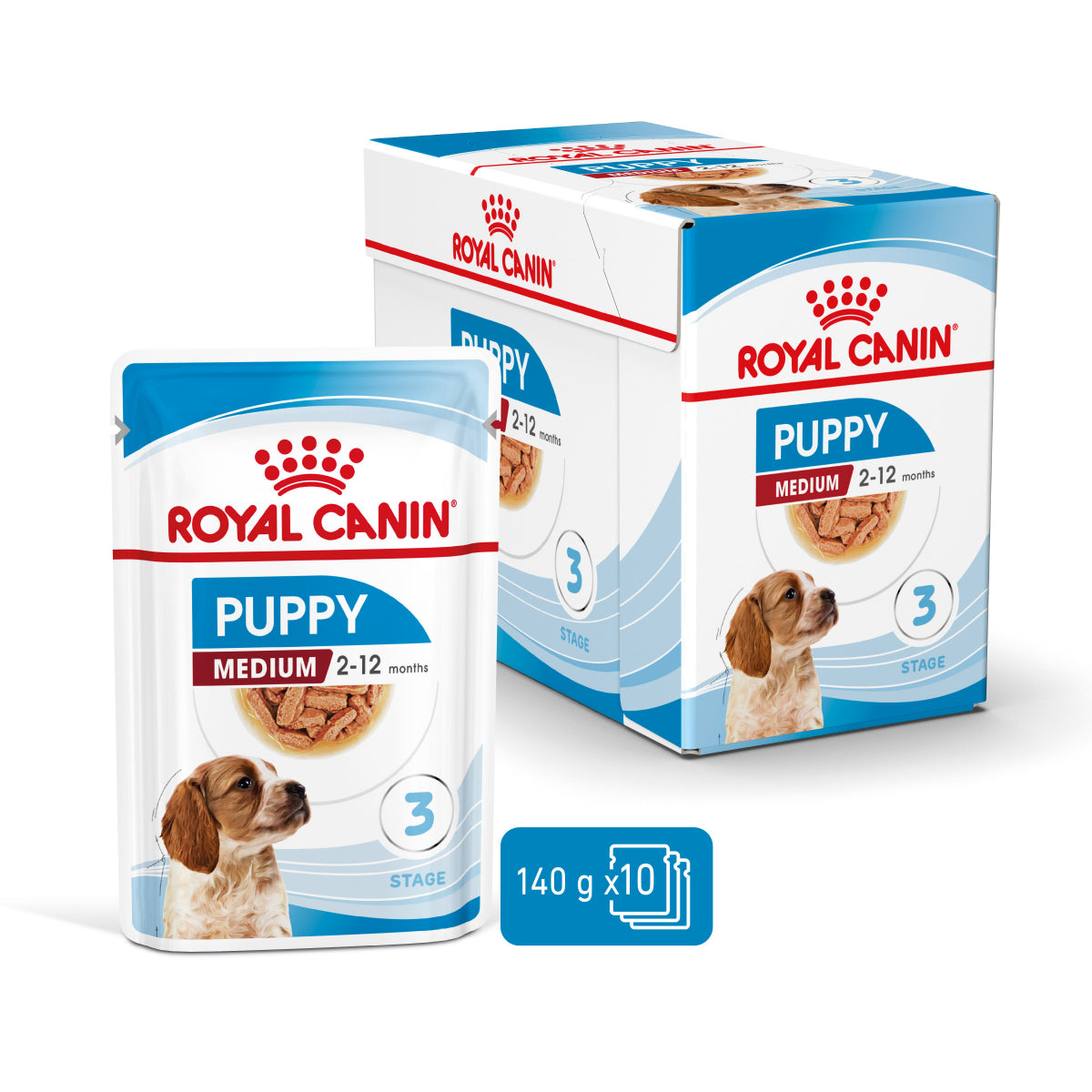 Royal Canin Medium Puppy Umido 10x140 Gr