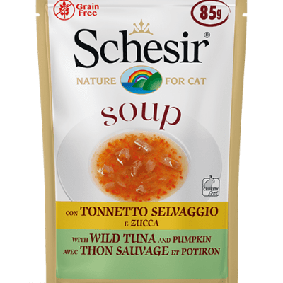 Schesir Gatto Soup Tonnetto con Zucca 85gr