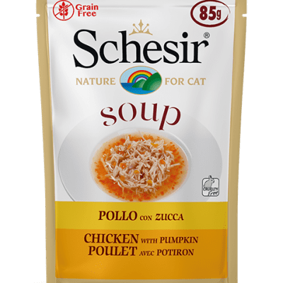 Schesir Cat Soup Pollo con Zucca busta 85 g