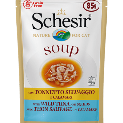 Schesir Gatto Soup Tonnetto e Calamari 85gr