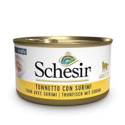 Schesir - Tonnetto con Surimi per Gatti, Gr. 85