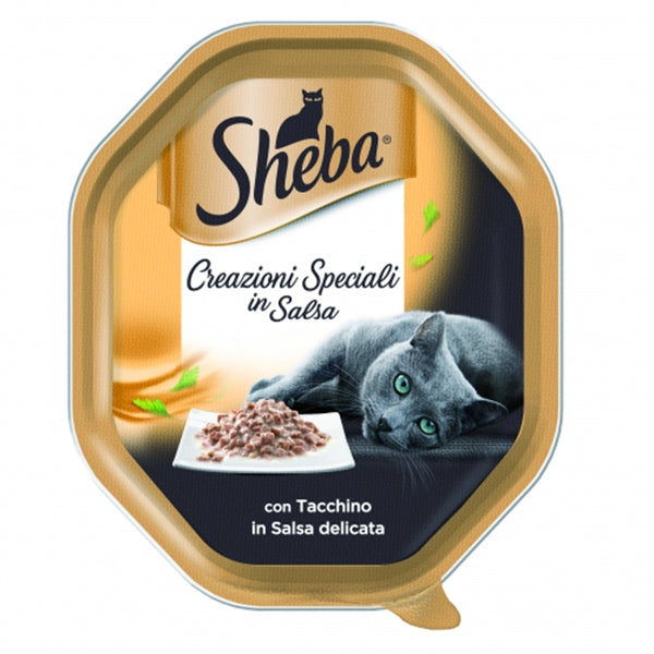 Sheba Creazioni Speciali in Salsa con Tacchino 85gr