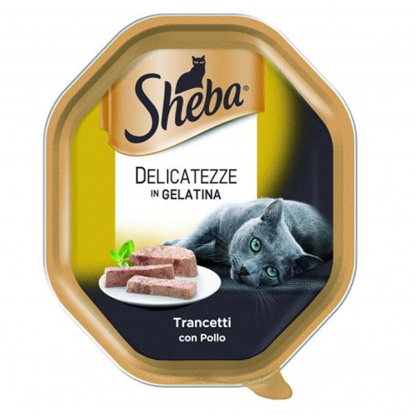 Sheba Delicatezze in Gelatina Trancetti con Pollo 85gr