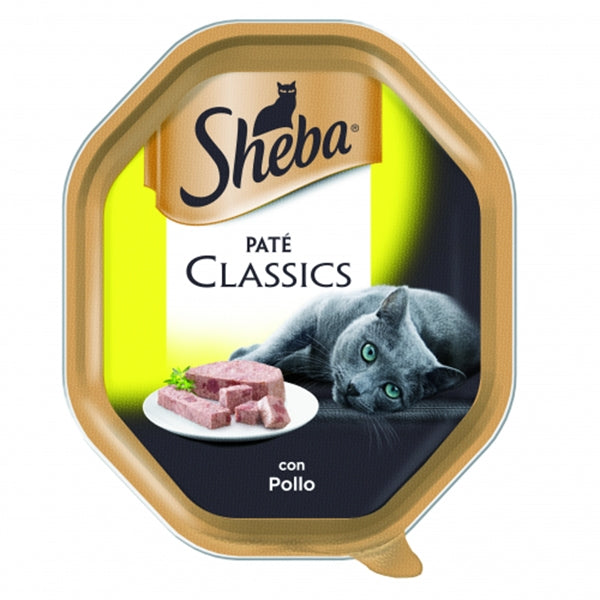 Sheba Paté Classic con Pollo 85gr