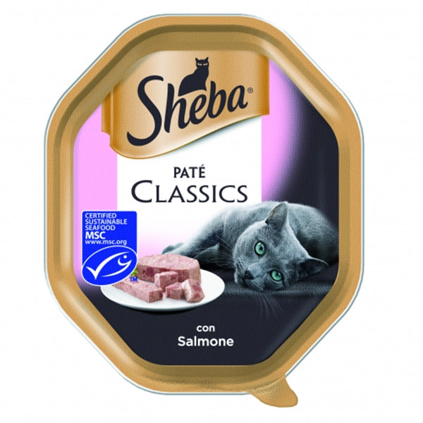 Sheba Paté Classic con Salmone 85gr