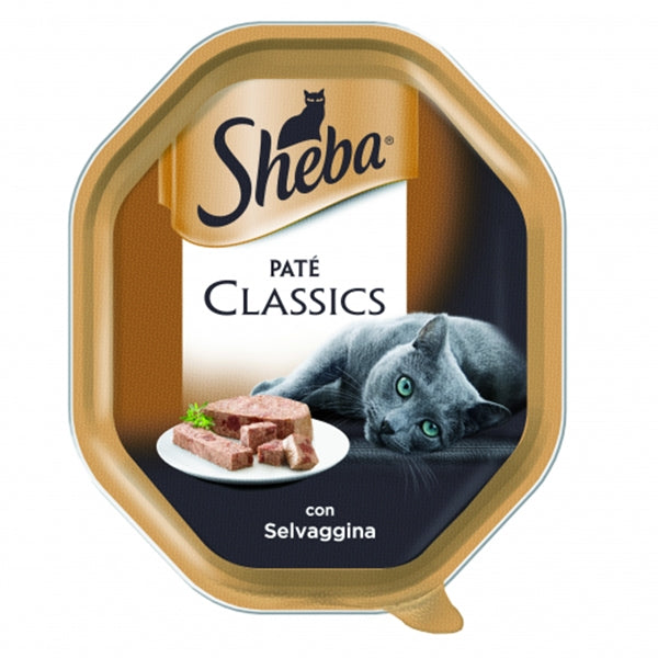 Sheba Paté Classic con Selveggina 85gr