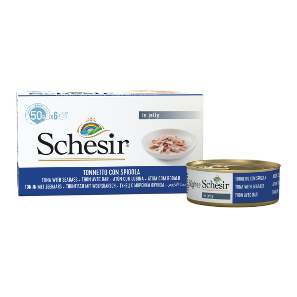 Schesir Gatto Tonnetto con Spigola 6x50gr