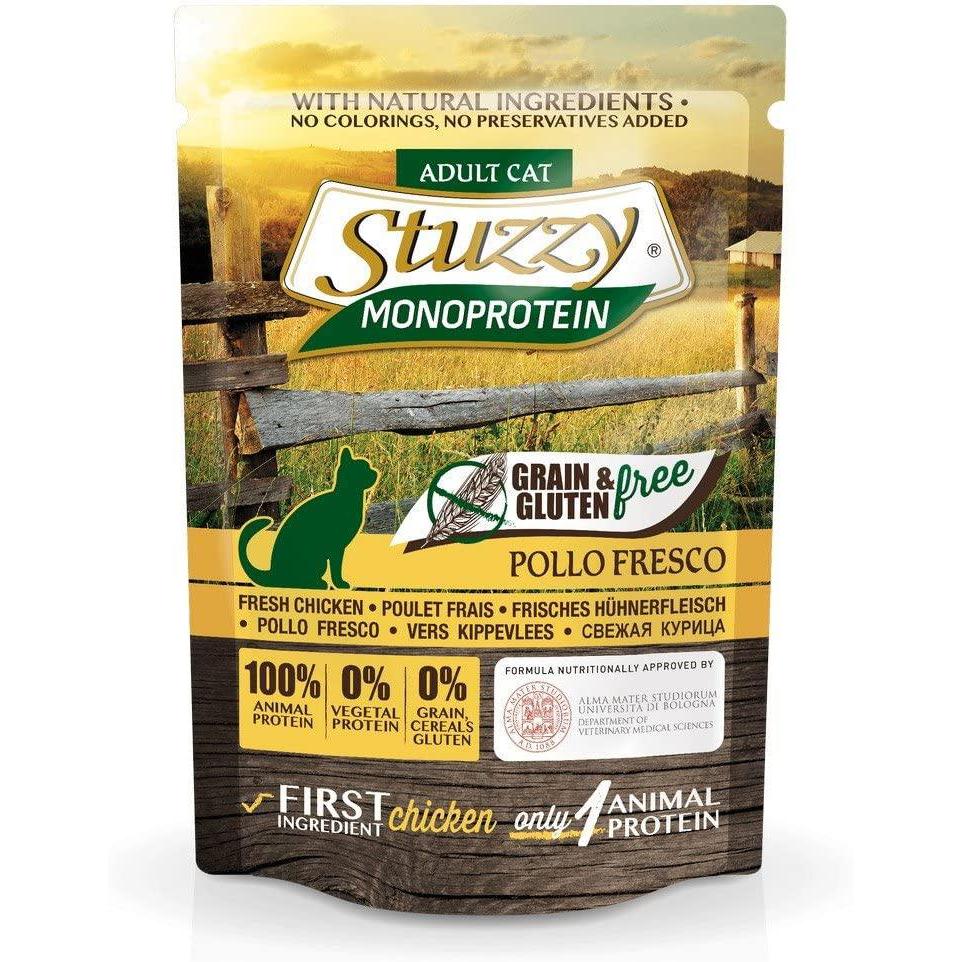 Stuzzy Monoprotein Grain Free Pollo 85gr Alimento umido per Gatti