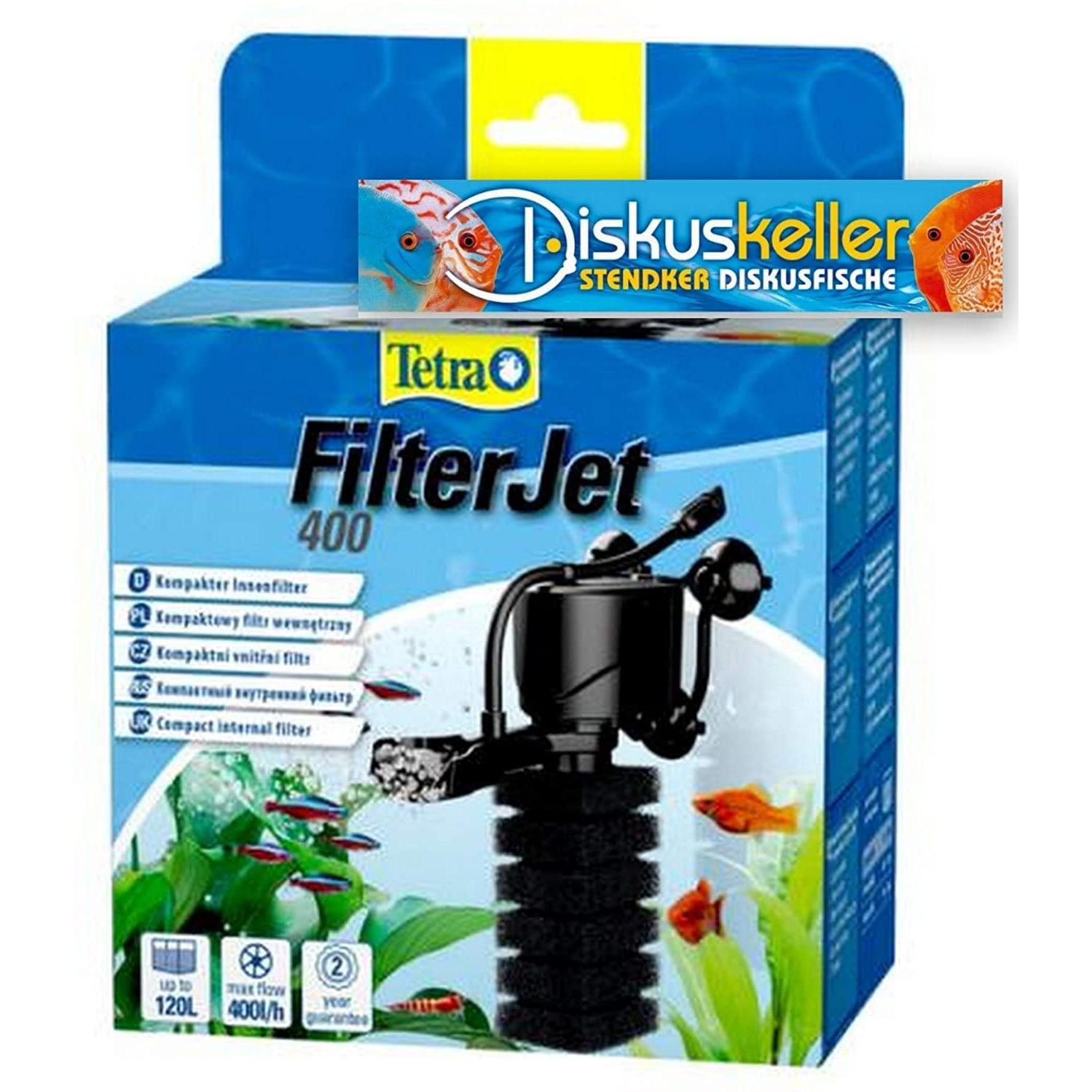 Tetra FilterJet 400 - Filtro Interno Potente e Silenzioso, Fino a 120 Litri