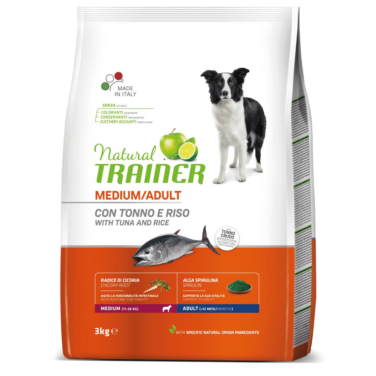 Trainer Natural Adult Medium con tonno 3 kg