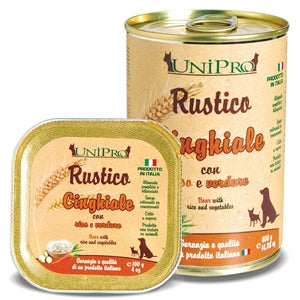 Unipro Rustico per Cani Cinghiale con Riso e Verdure 100 Gr