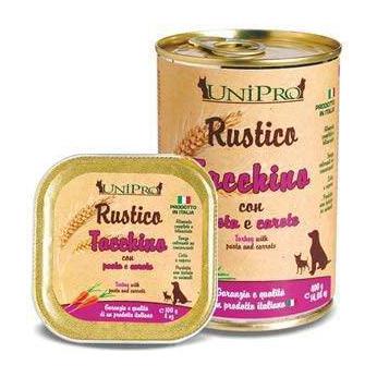 Unipro Rustico Tacchino Pasta Integrale e Carote 400gr Lattina