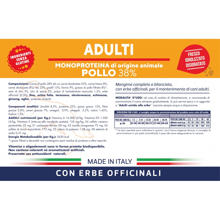 Vet Line Adult Pollo 12,5kg